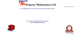 Desktop Screenshot of mmpropertymaintenance.co.uk